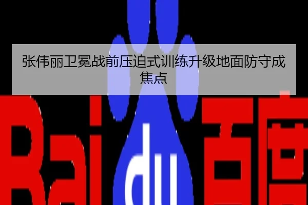 张伟丽卫冕战前压迫式训练升级地面防守成焦点